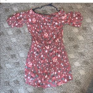 Strapless romper